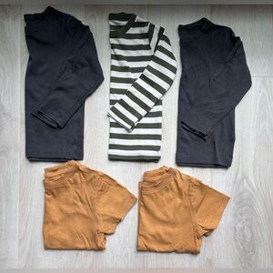 H&M | 2-4T Bundle 3 Long Sleeves 2 Short Sleeve Tops